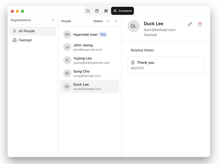 Preparation Checklist